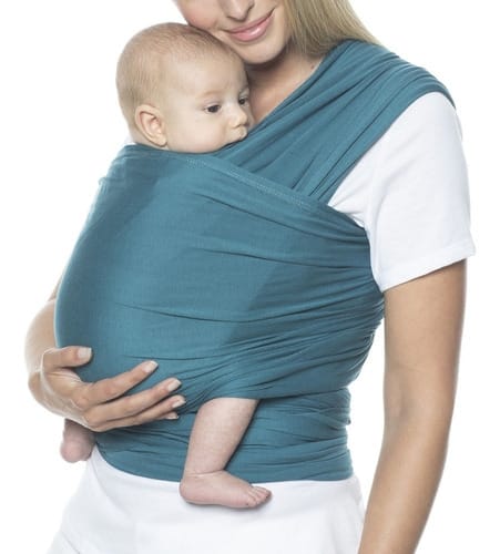 Fular - cargador para bebés - portabebé azul - Mundo infantil jeremy kids