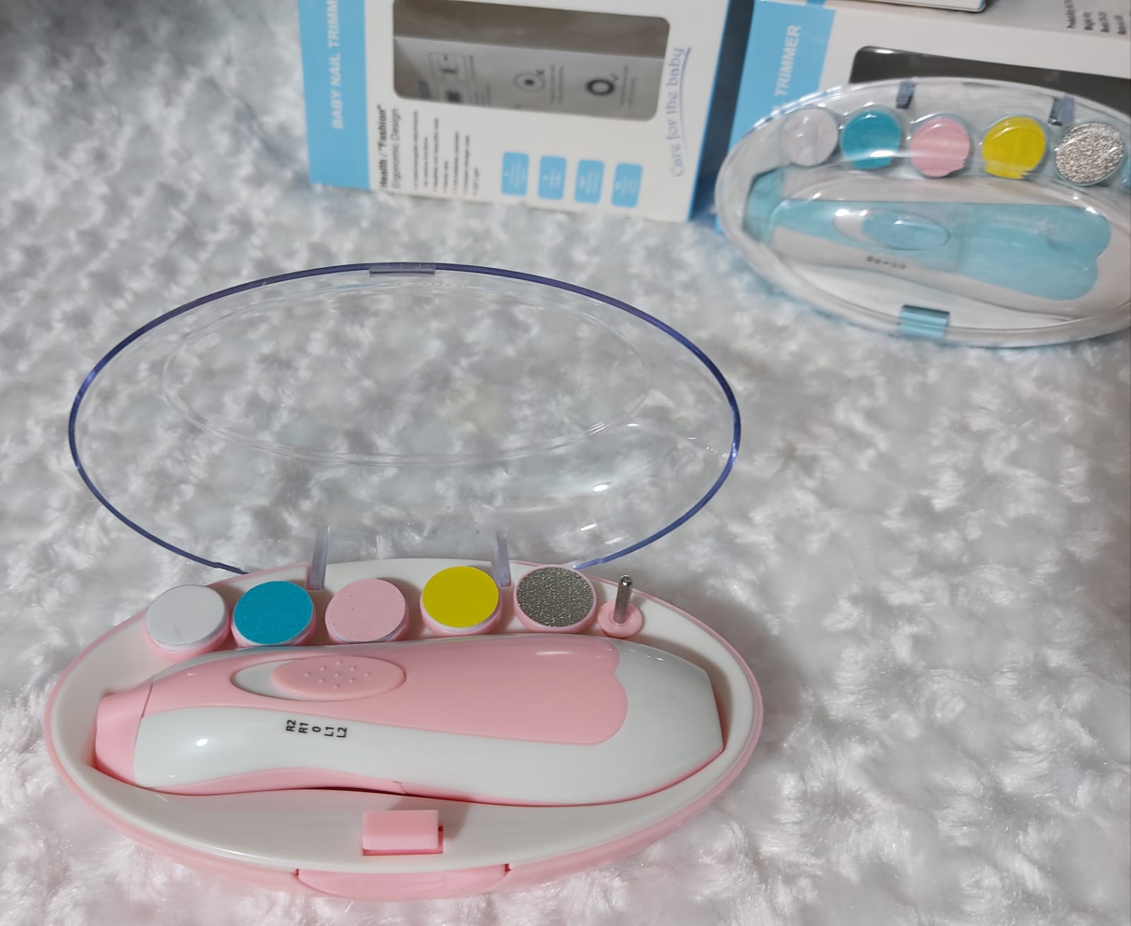 Lima eléctrica de uñas para bebés