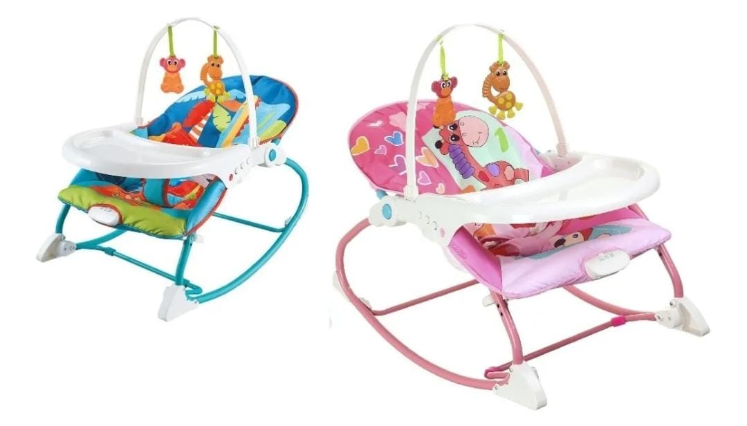 Silla mecedora 2 en 1 de bebé