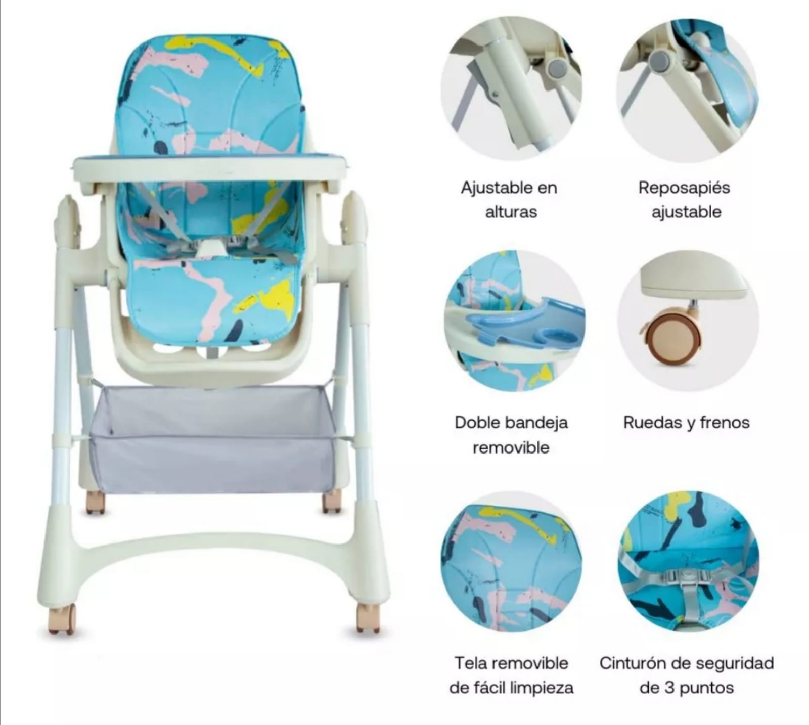 Silla comedor para bebes mundo infantil jeremy kids