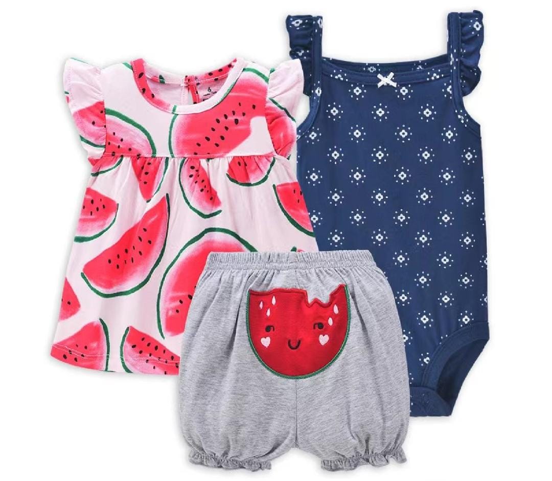 Conjunto para niña 3 piezas Mundo infantil Jeremy kids